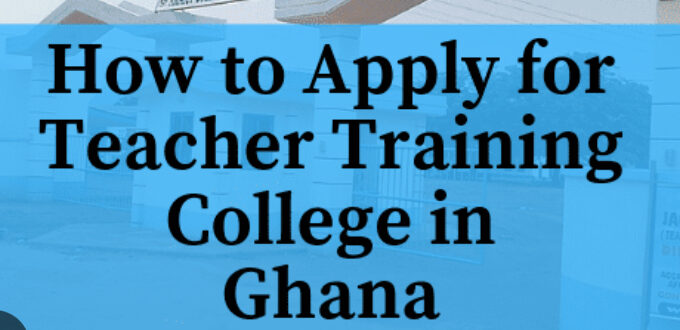 Teachers Training College online application
